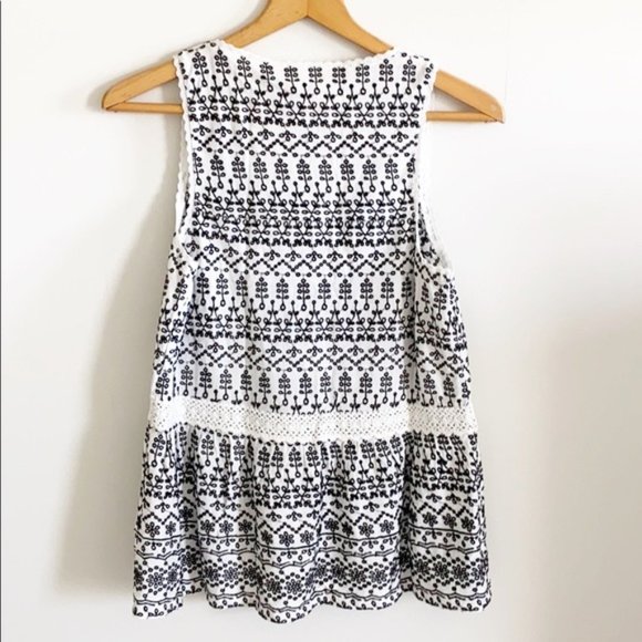 Anthropologie | NWT Cammie Embroidered Peplum Top - Picture 6 of 16